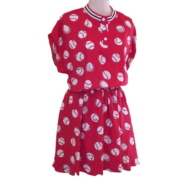 Love Moschino Dresses & Skirts - Love Moschino baseball short sleeve mini dress Size US 2.
